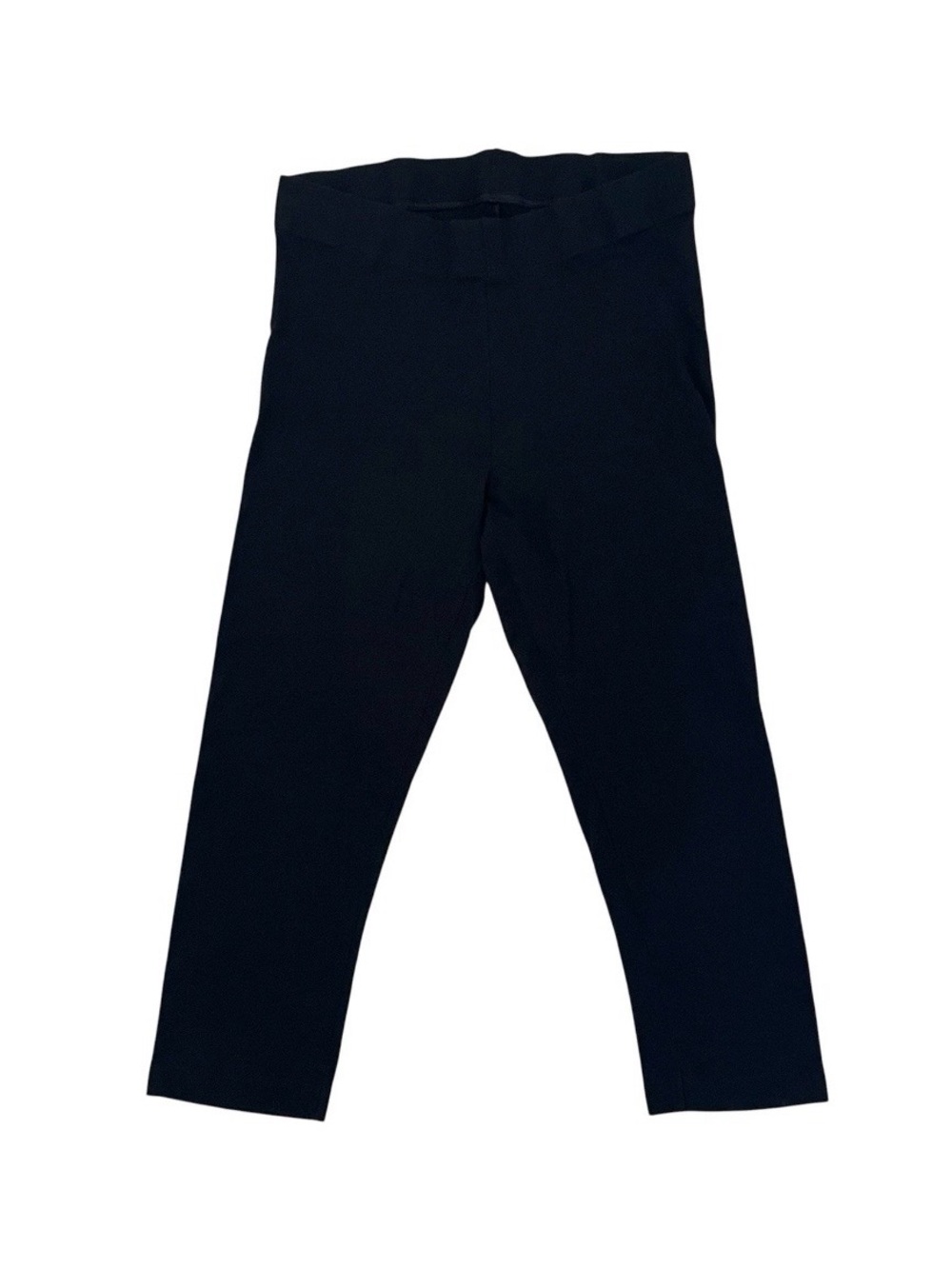 Old Navy Womens M Capri Legging Pants Black Cotton Spandex
